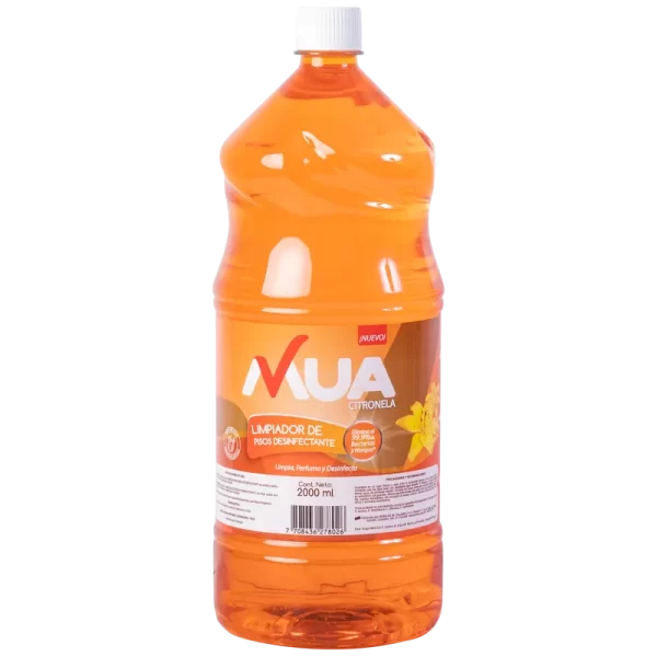 Limpiador de Pisos Desinfectante Citronela MUA 2000ml