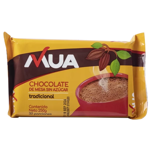 Chocolate de Mesa Sin Azúcar Tradicional MUA 250g