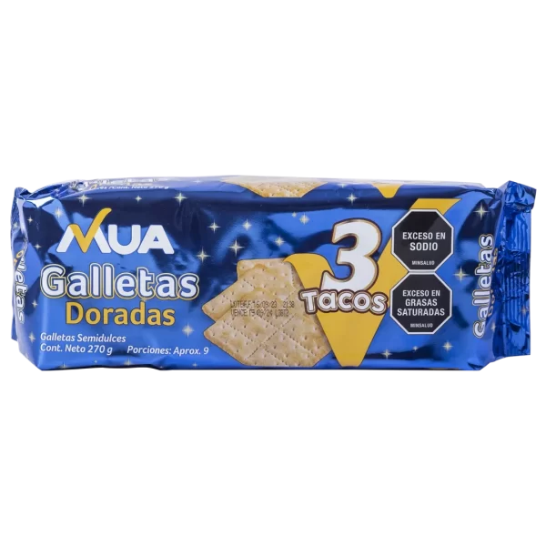 Galletas Doradas 3 Tacos MUA 270g