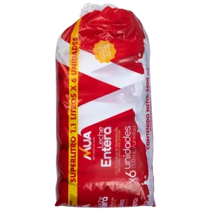 Sixpack Leche Entera Larga Vida MUA 6600ml