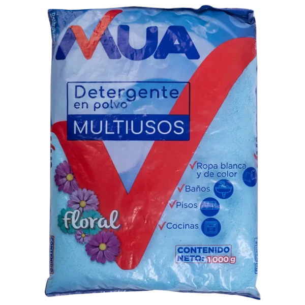 Detergente en Polvo Floral MUA 1000g
