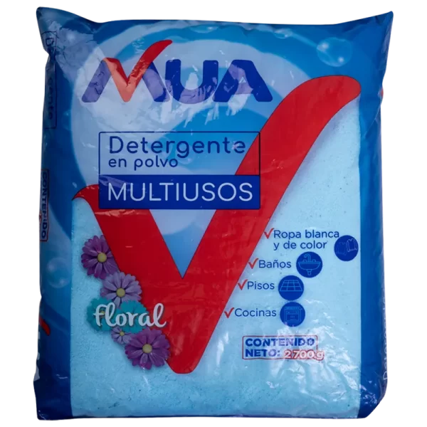Detergente en Polvo Floral MUA 2700g