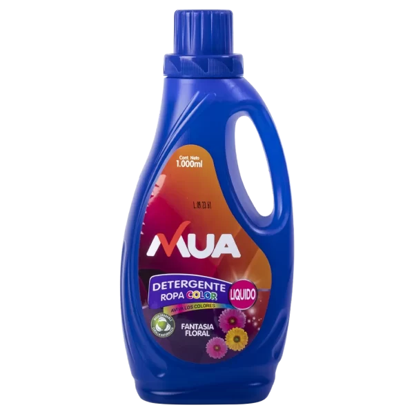 Detergente Líquido Ropa Color Fantasía Floral MUA 1000ml