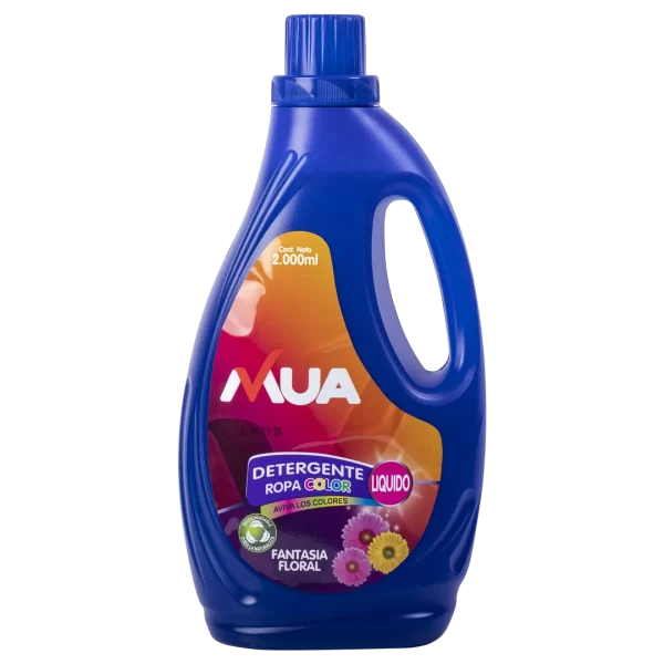 Detergente Líquido Ropa Color Fantasía Floral MUA 2000ml