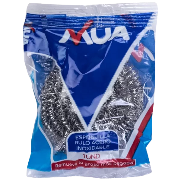 Esponjilla Rulo Acero Inoxidable MUA x1