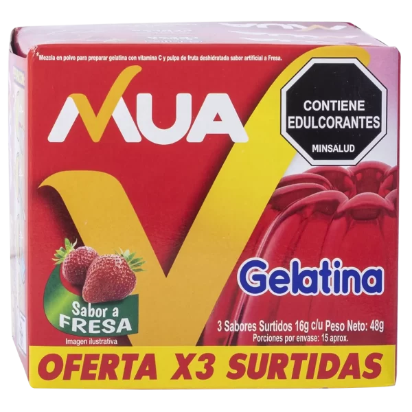 Gelatina x3 Surtidas FRE-CER-FRA MUA 48g