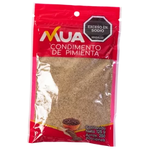 Condimento de Pimienta MUA 125g