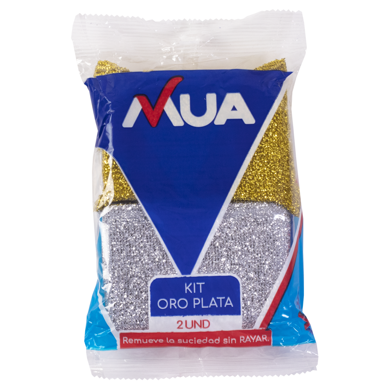 Kit Esponjas Oro Plata X2