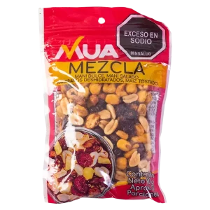 Mezcla de Maní Dulce, Maní Salado, Arándanos Deshidratados y Maíz Tostado 90g