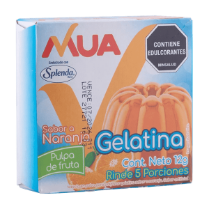 Gelatina Naranja MUA 12g