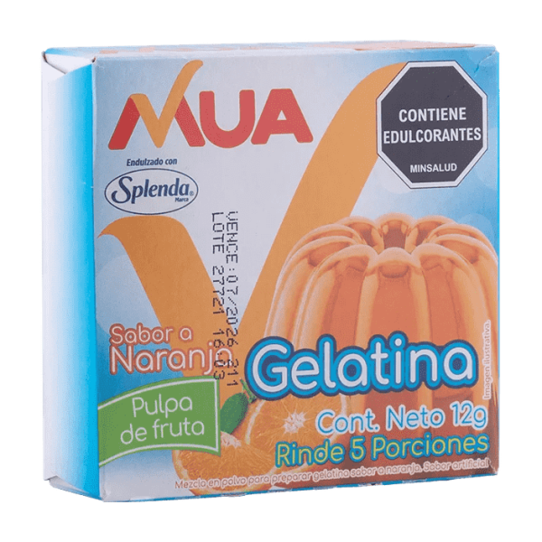 Gelatina Naranja MUA 12g