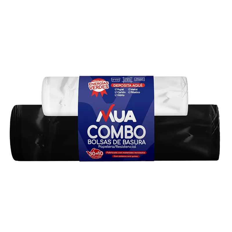Bolsa de Basura Combo, Papelera y Residencial