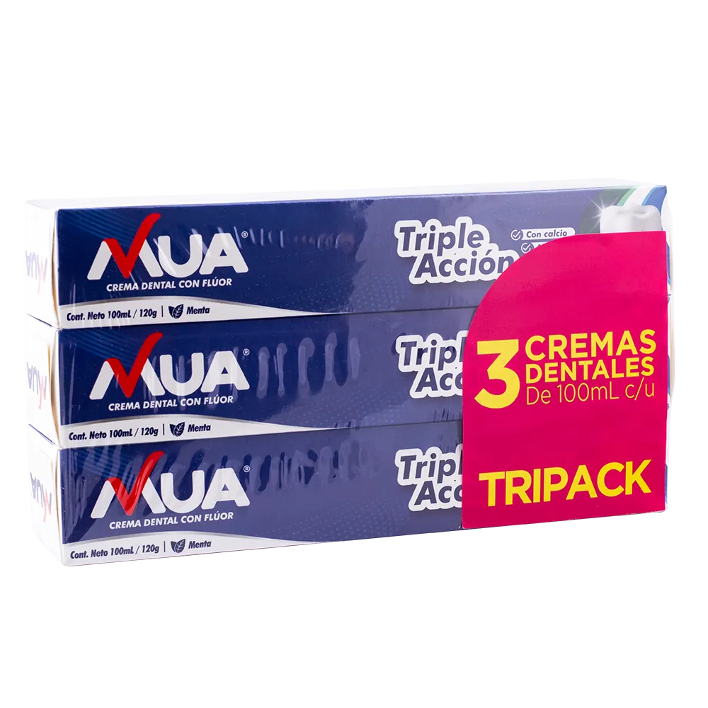 Crema Dental Tripack 100ml C/U
