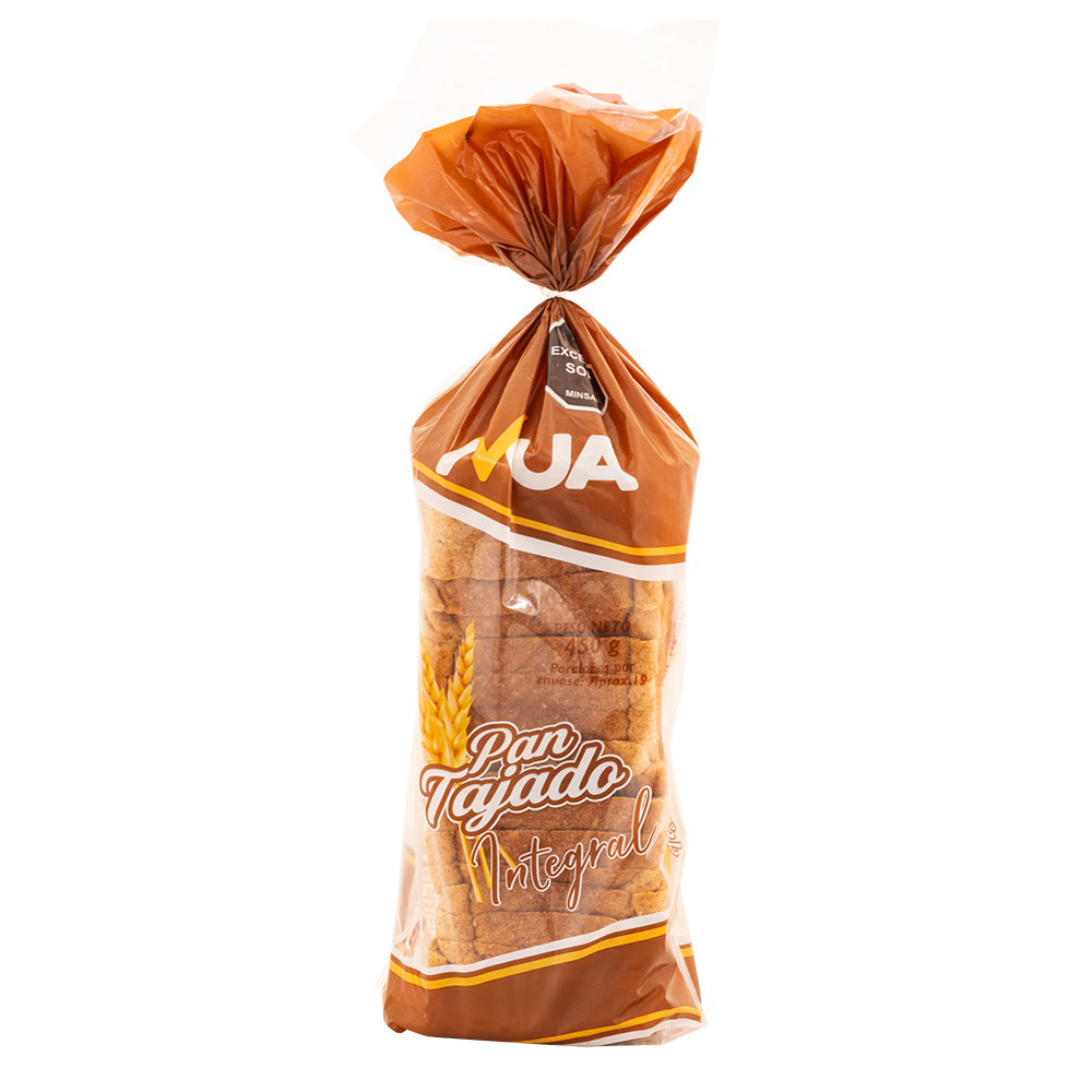 Pan Tajado Integral 450g